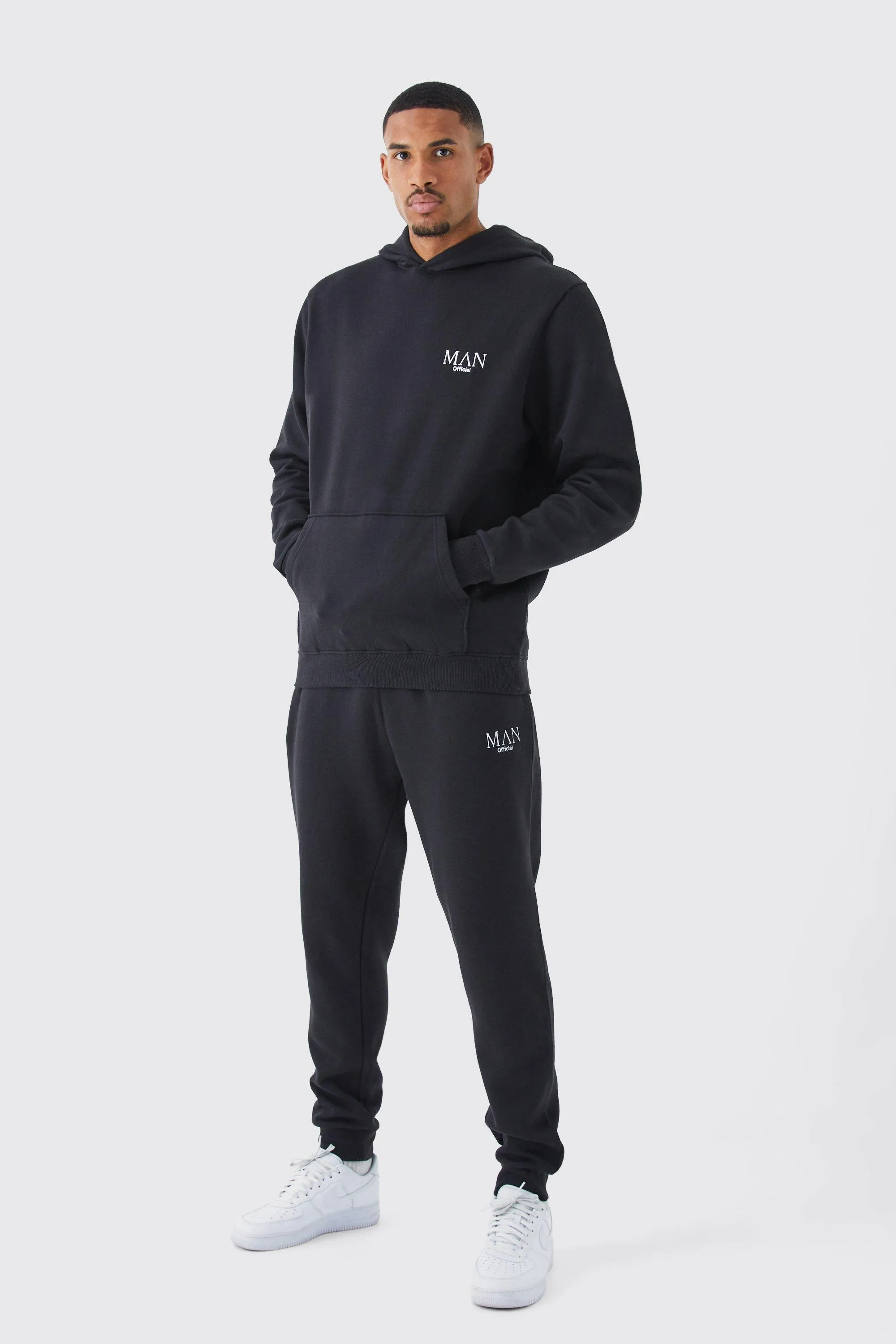 Tall Man Basic Hooded Tracksuit | boohooMAN UK