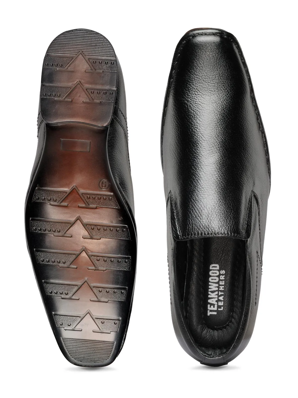 Teakwood Genuine Leather Slip-ons Shoes