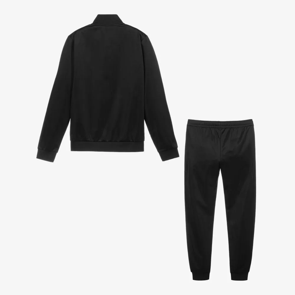 Teen Boys Black Logo Tracksuit