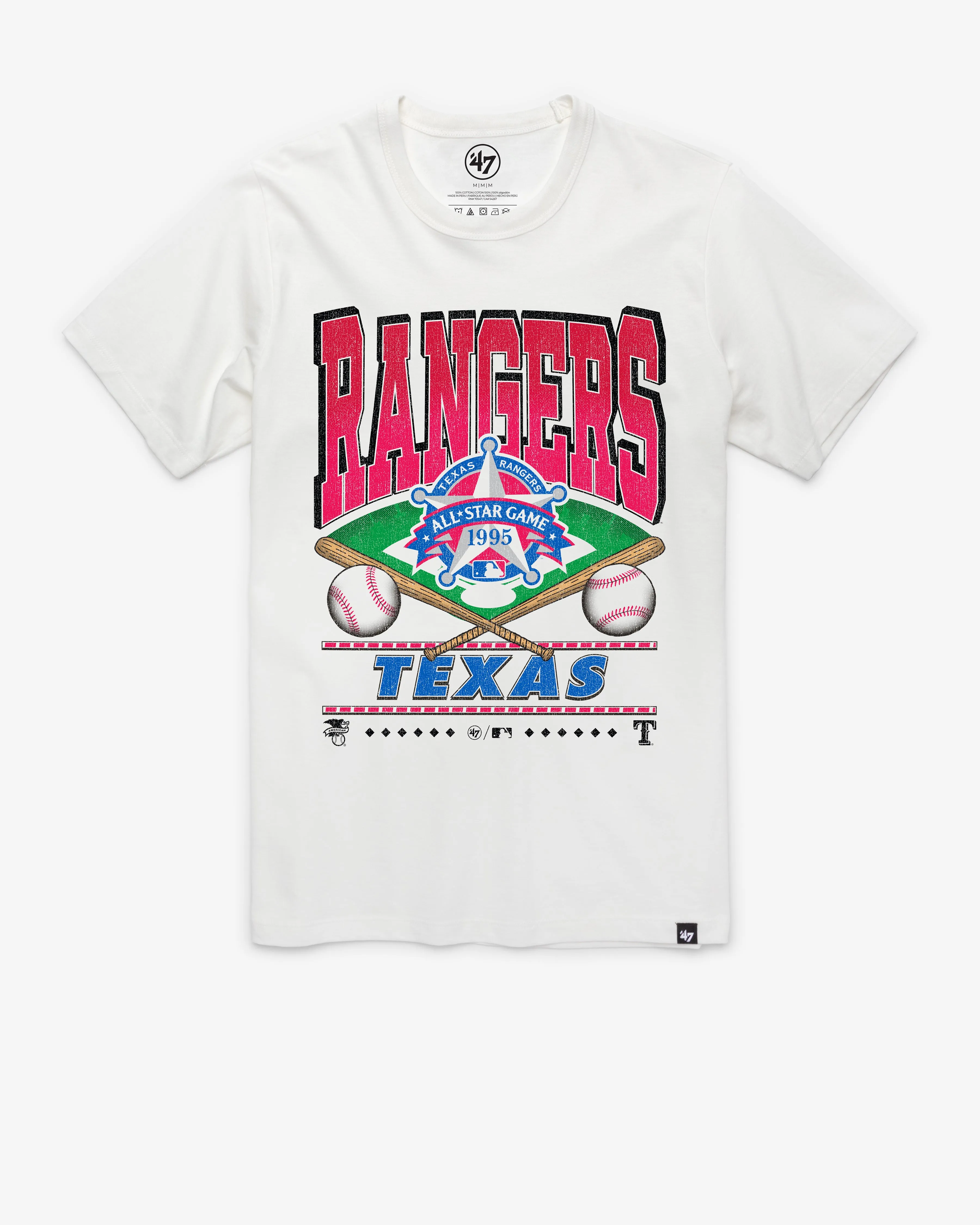 TEXAS RANGERS '47 STRAIGHT SHOT FRANKLIN TEE