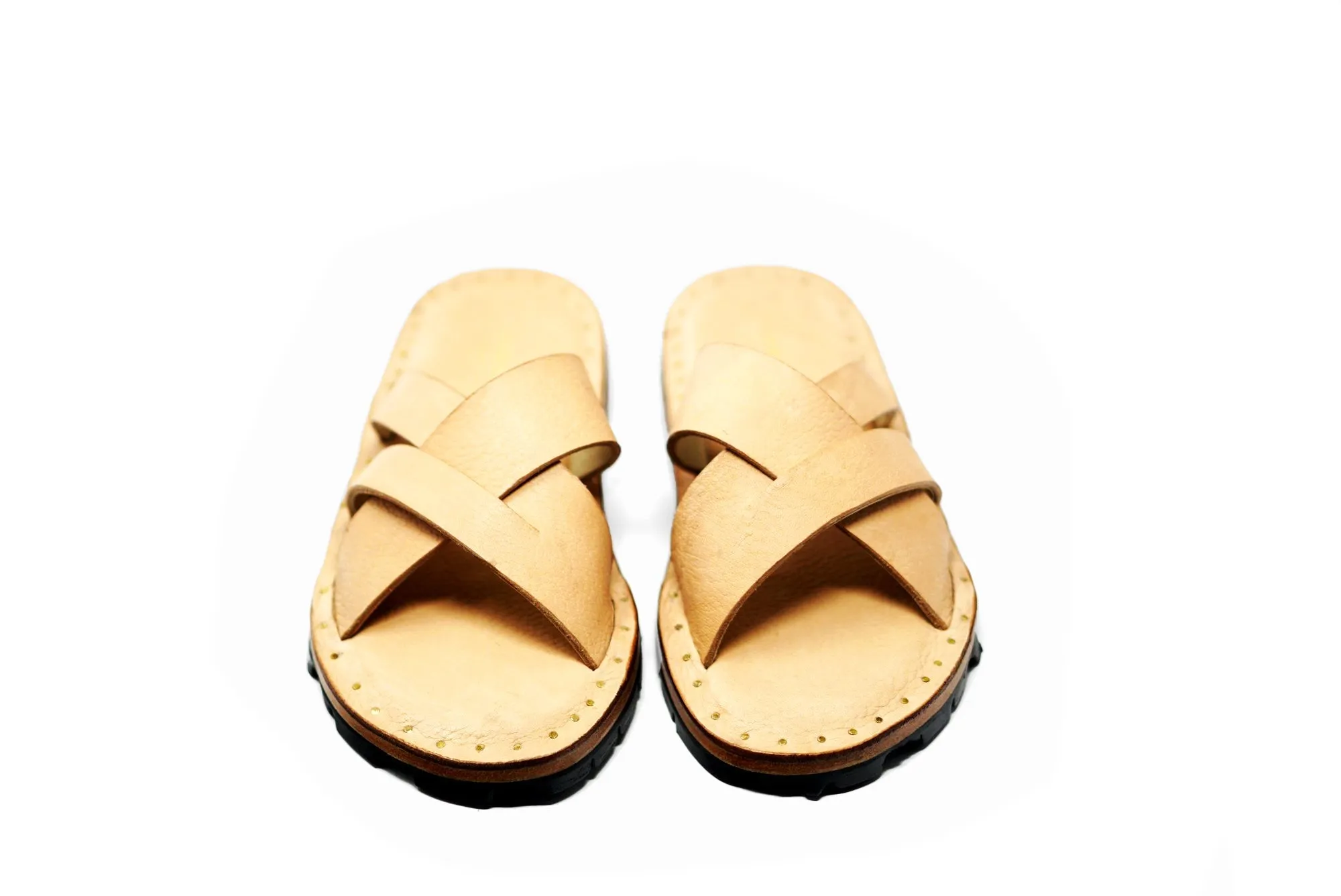 The Caezón Leather Slides