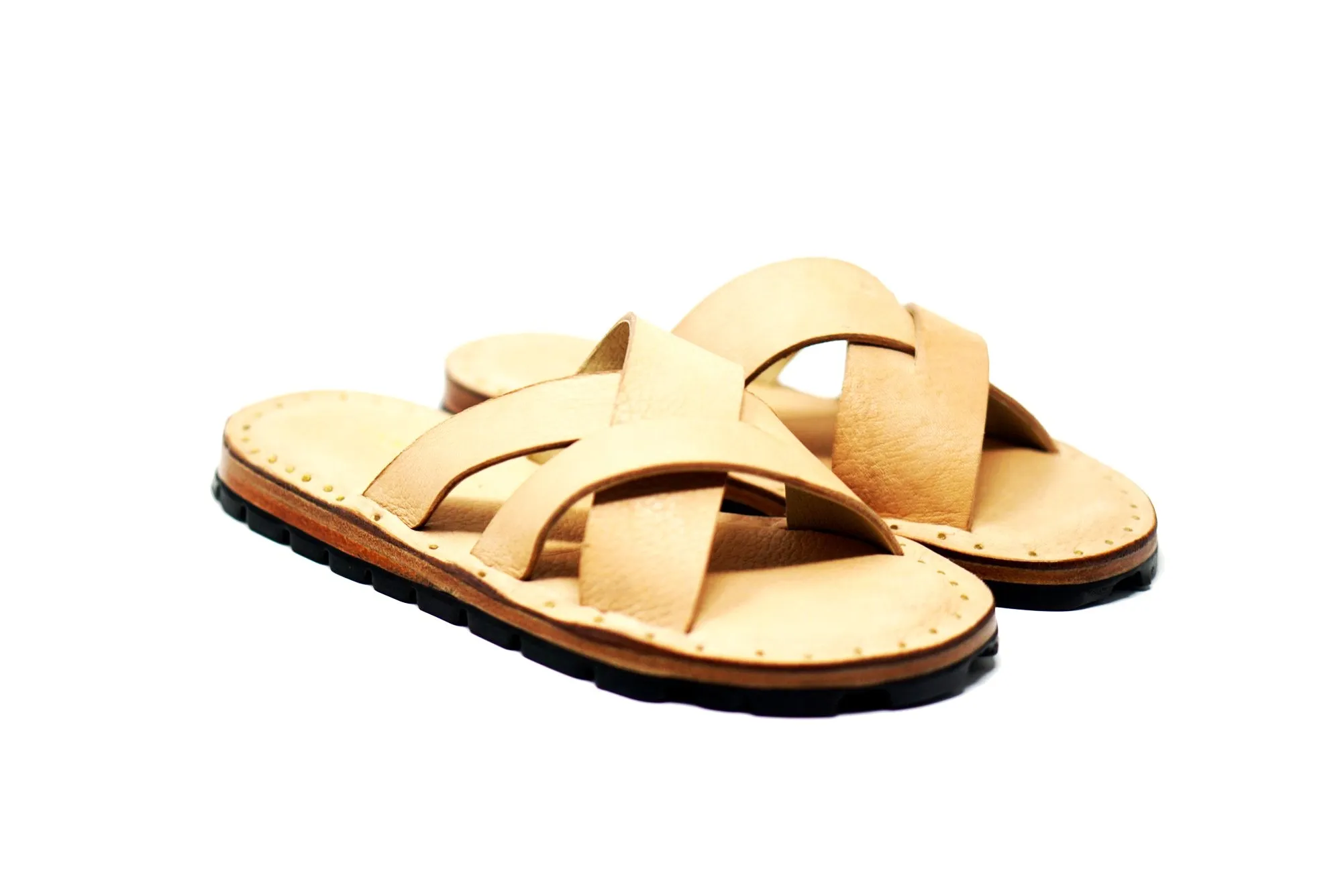 The Caezón Leather Slides