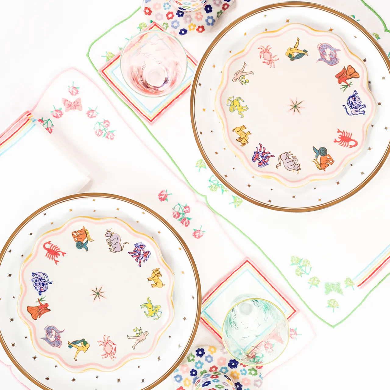 The Everyday Dinner Plate, Set of 2 - Zodiac Star / Porcelain