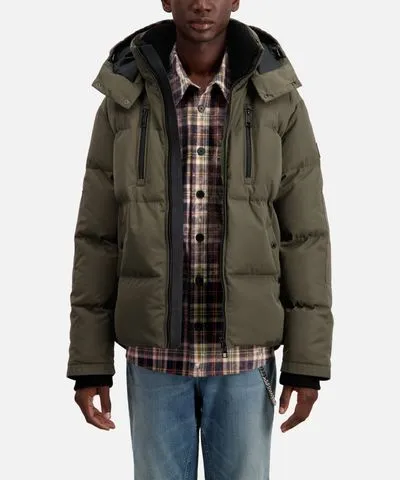 The Kooples Hooded Puffer Jacket