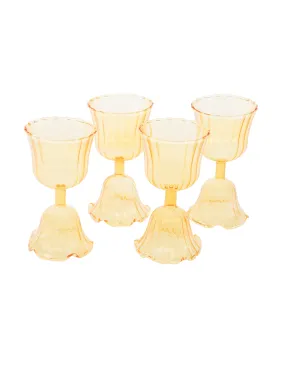 The Princess Cup, Set of 4 - Honey Candy / Glass