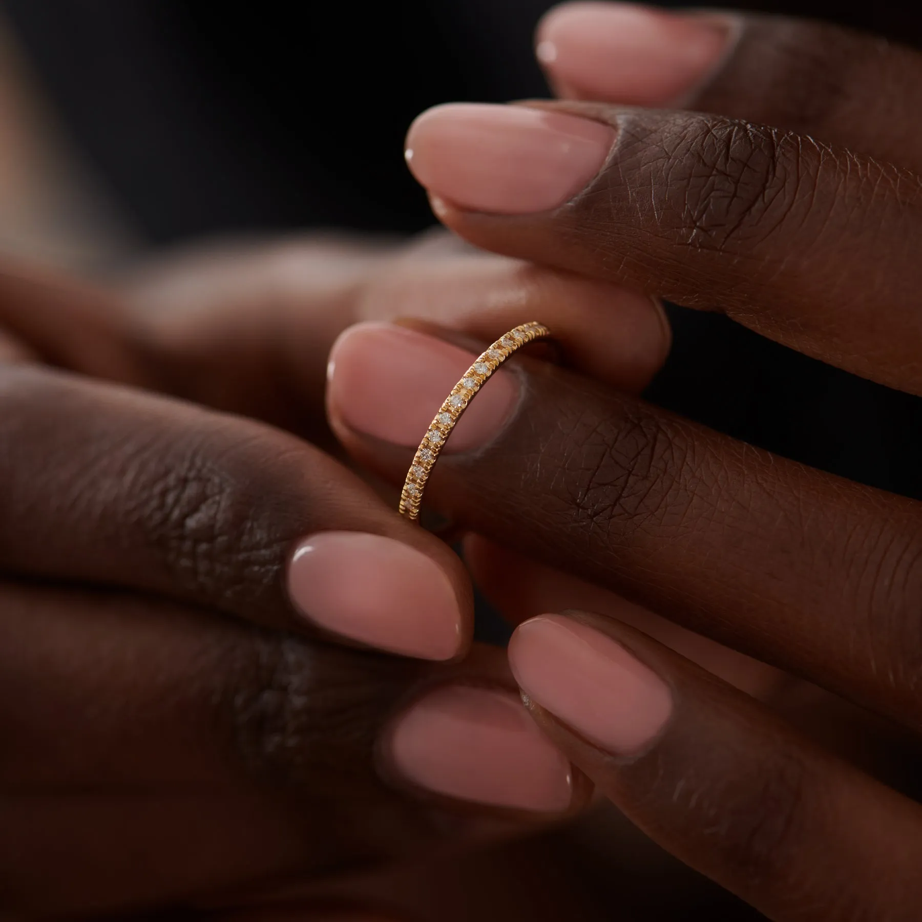 Thin Diamond Eternity Ring