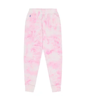 Tie-Dye Spa Terry Jogger - Pink