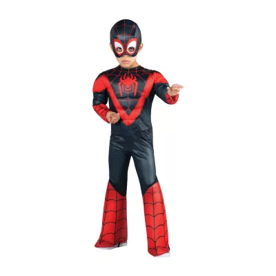 Toddler Boys Miles Morales Avengers Marvel Spiderman Costume