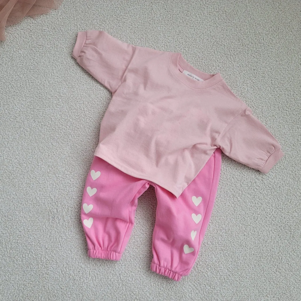 Toddler Heart Jogger Pants (15m-6y) - Pink