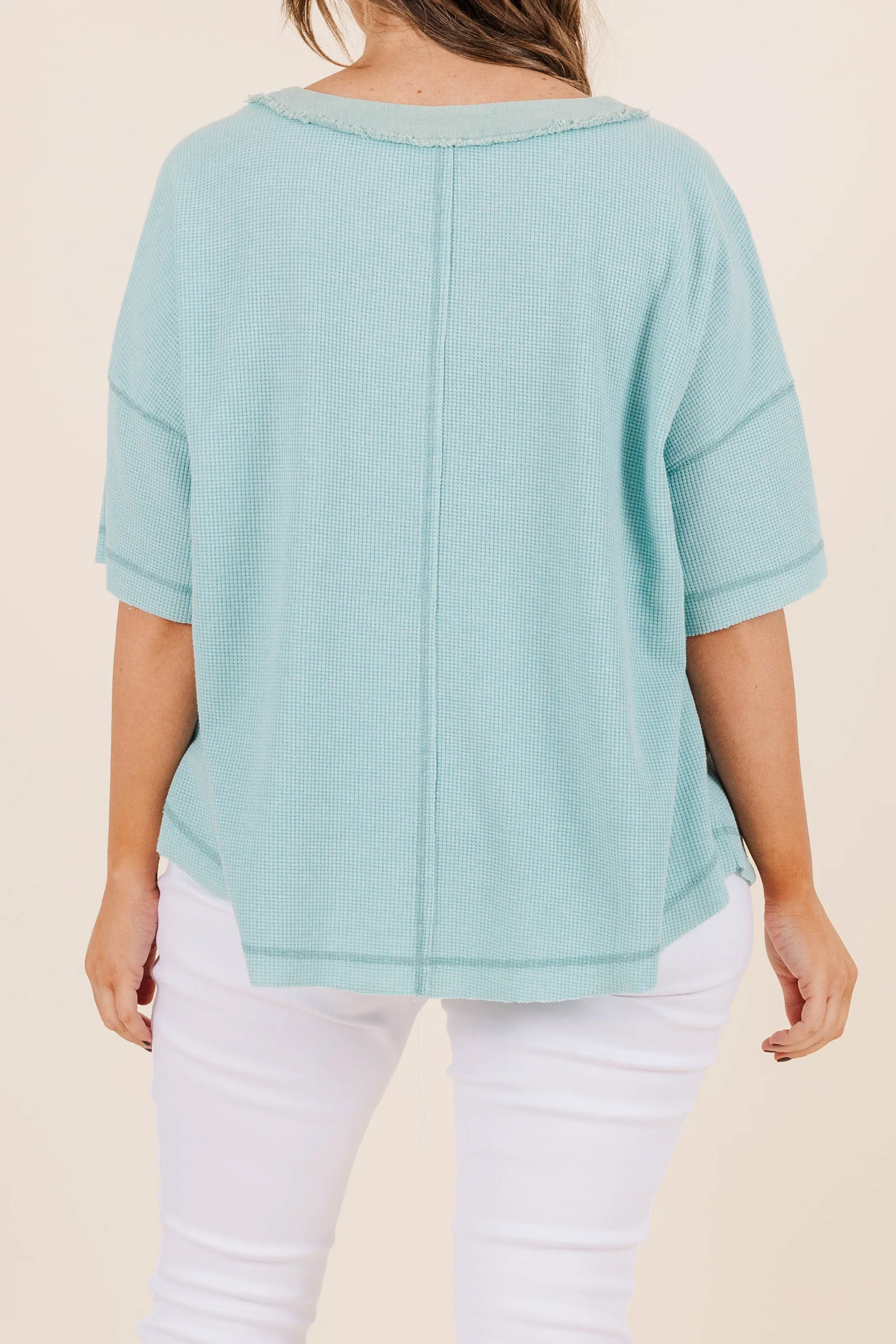 Too Chic Top, Blue