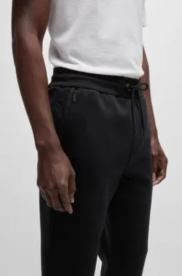 Tracksuit bottoms with contrast insert