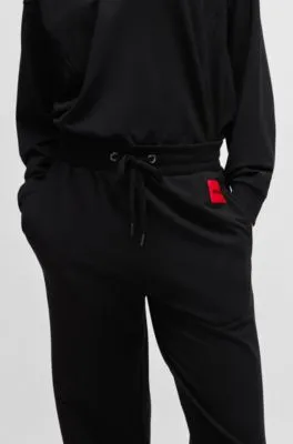  tracksuit bottoms with logo label