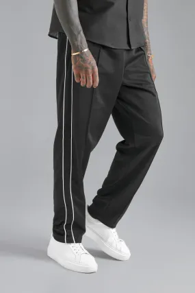 Tricot Wide Leg Jogger | boohooMAN UK