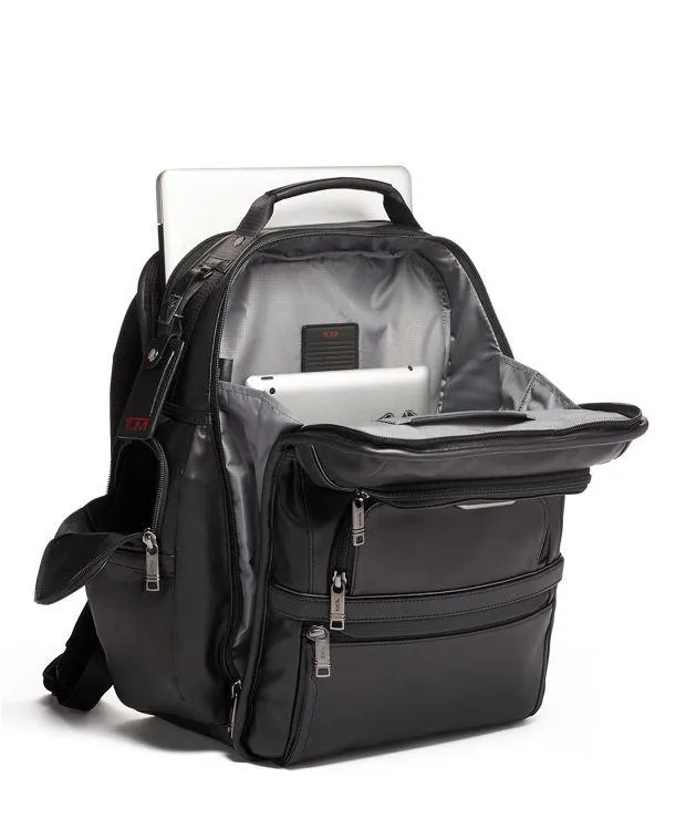 Tumi Brief Pack Leather 1173431041 Black Leather