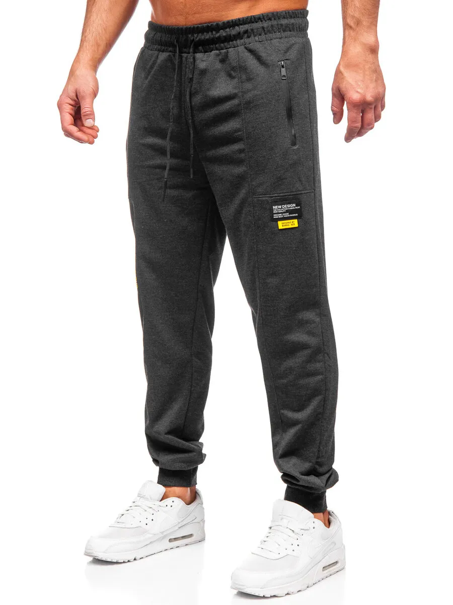 Uomo Pantaloni jogger da tuta Grafite Bolf JX6333