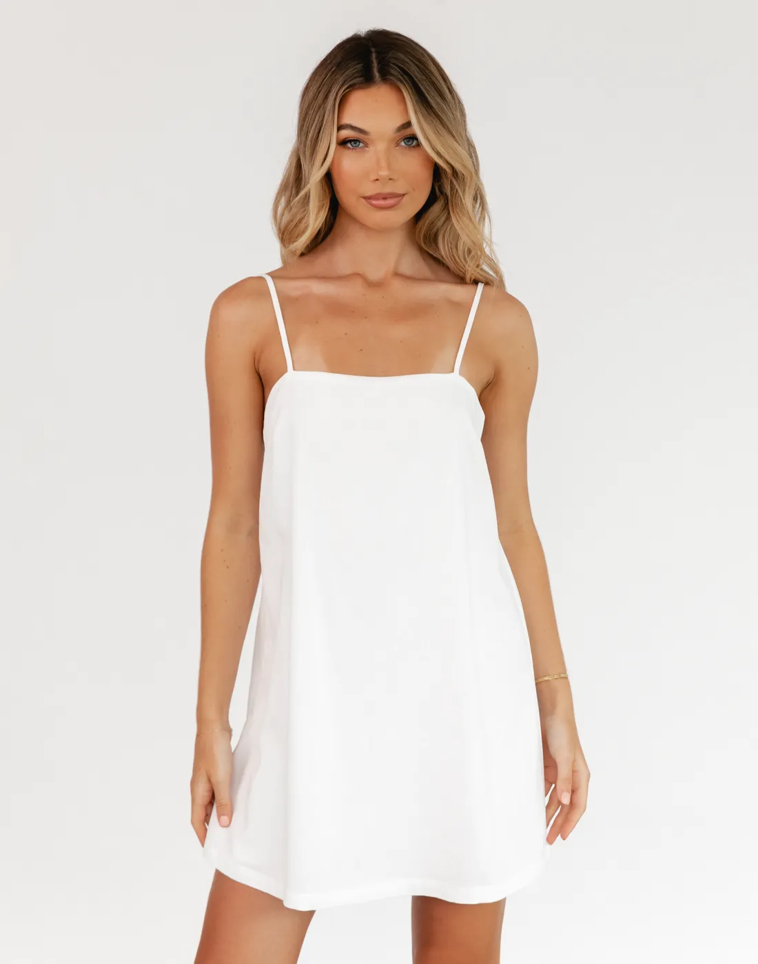 Valerie Mini Dress (White)