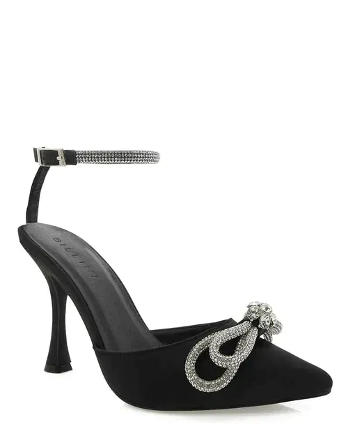 Valery Diamante Heels - Black