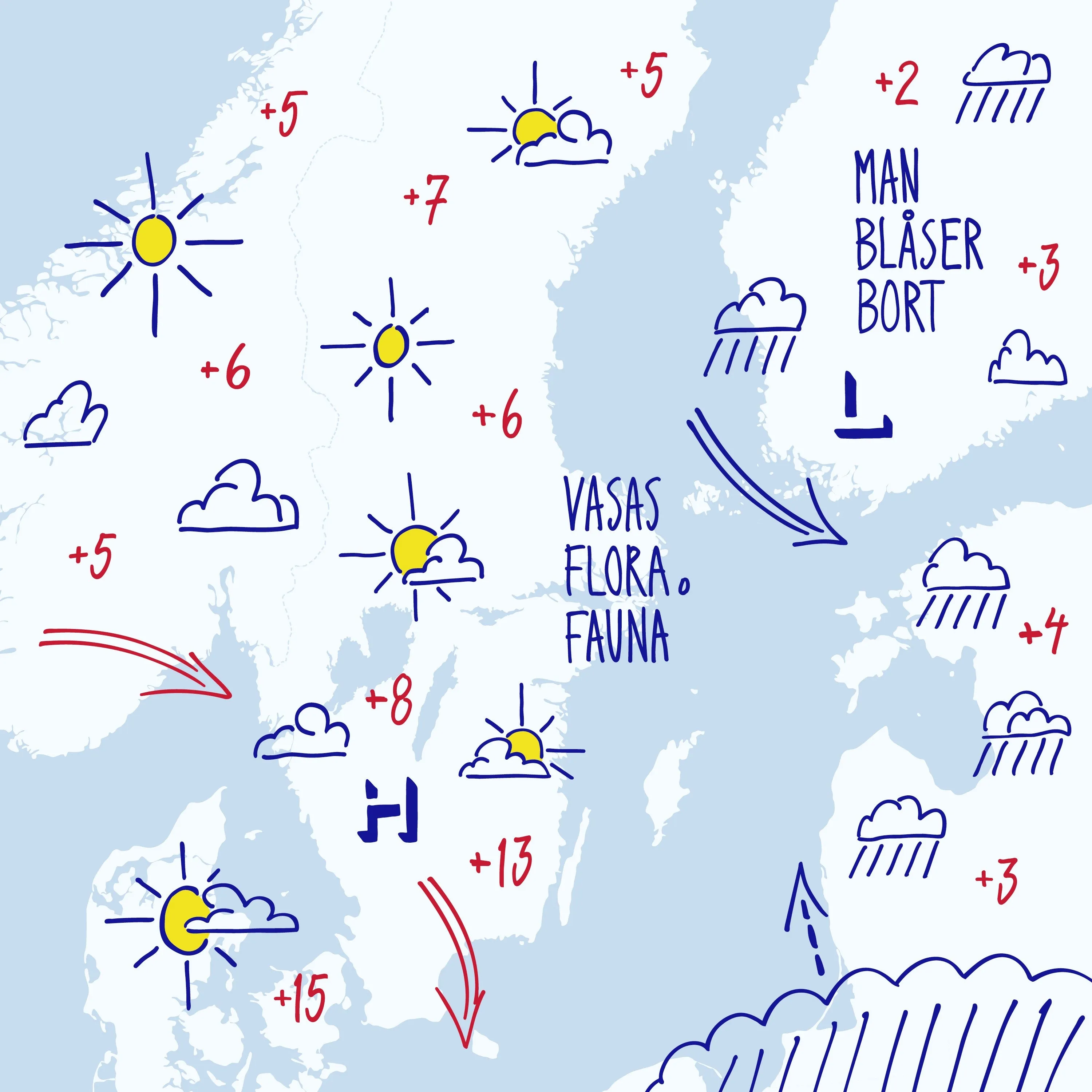 Vasas Flora Och Fauna ~ Man Blser Bort