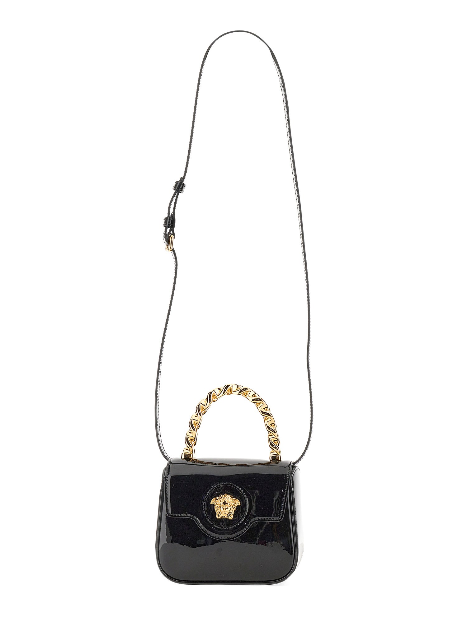 VERSACE    MINI BORSA IN VERNICE LA MEDUSA