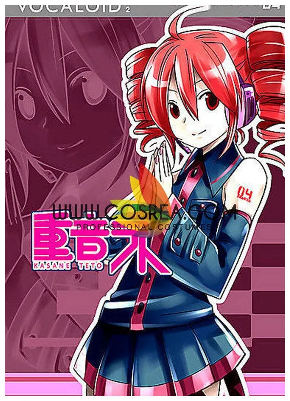 Vocaloid Kasane Teto Cosplay Costume