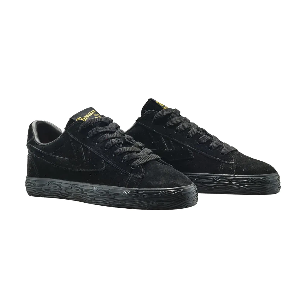 WARRIOR SHOES DIME // BLACK/BLACK