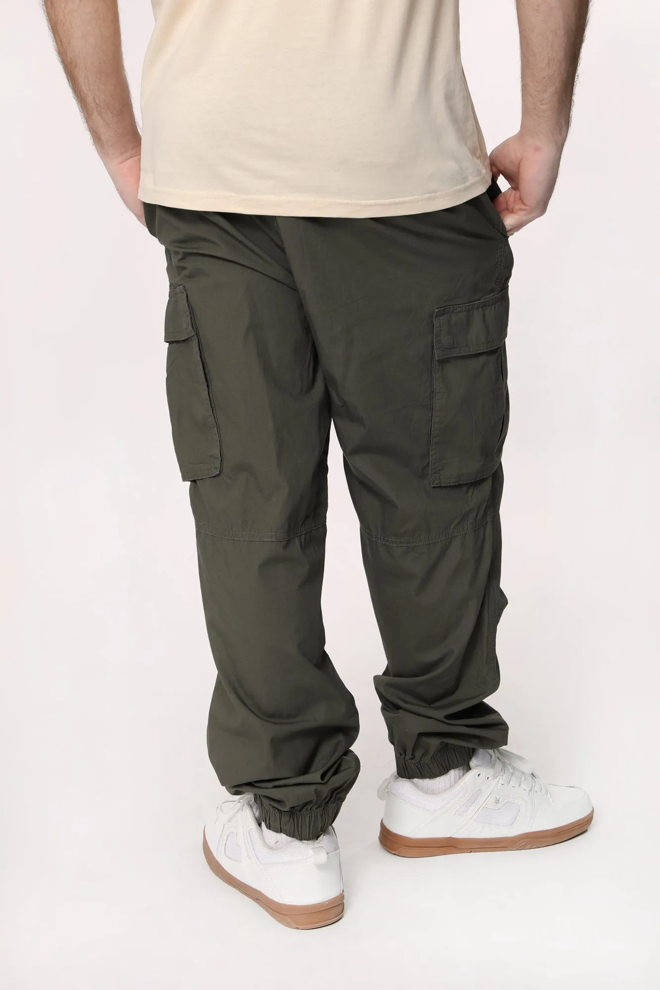 West49 Mens Poplin Cargo Jogger