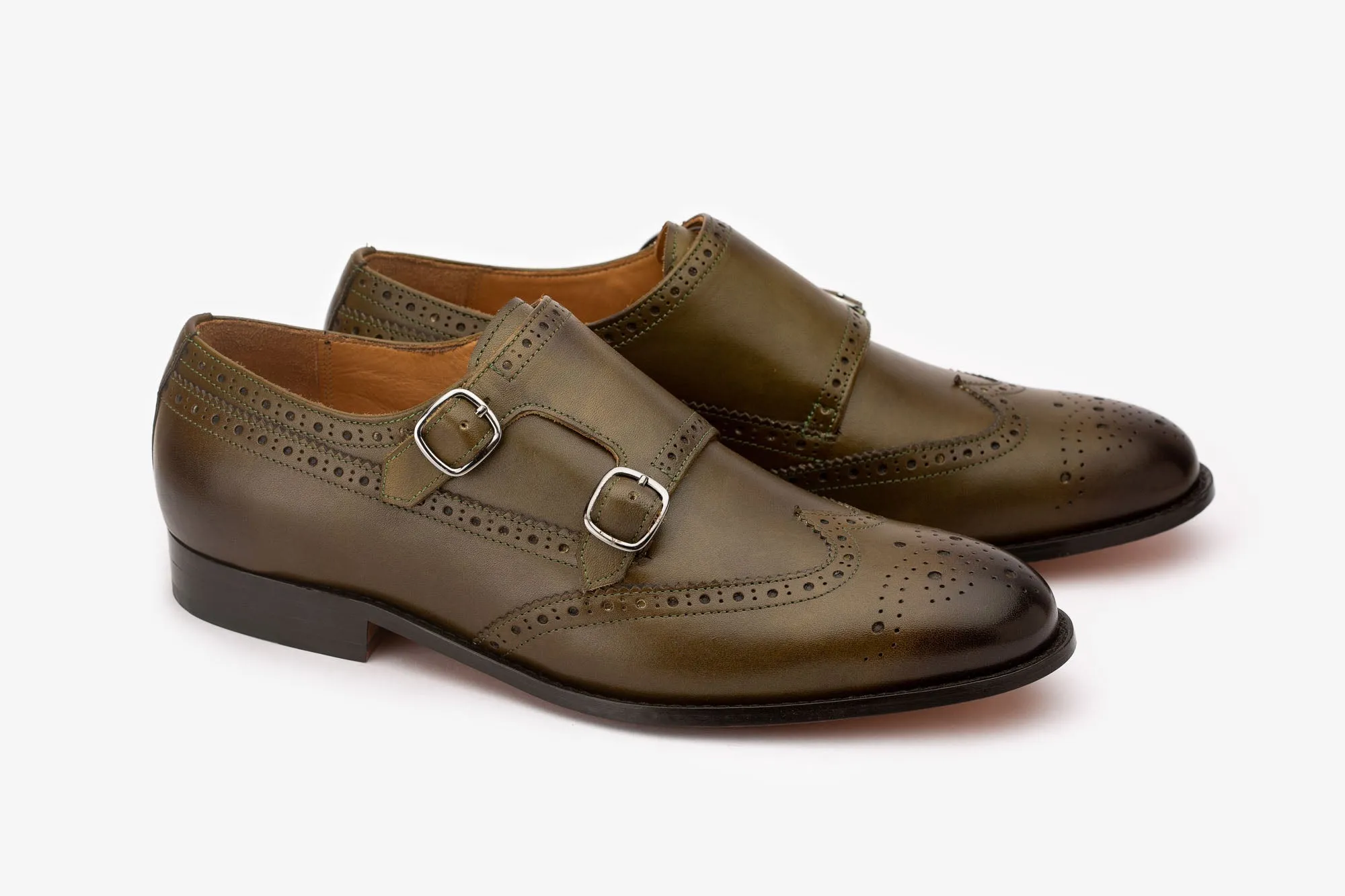 Wingcap Brogue Double Monk -O