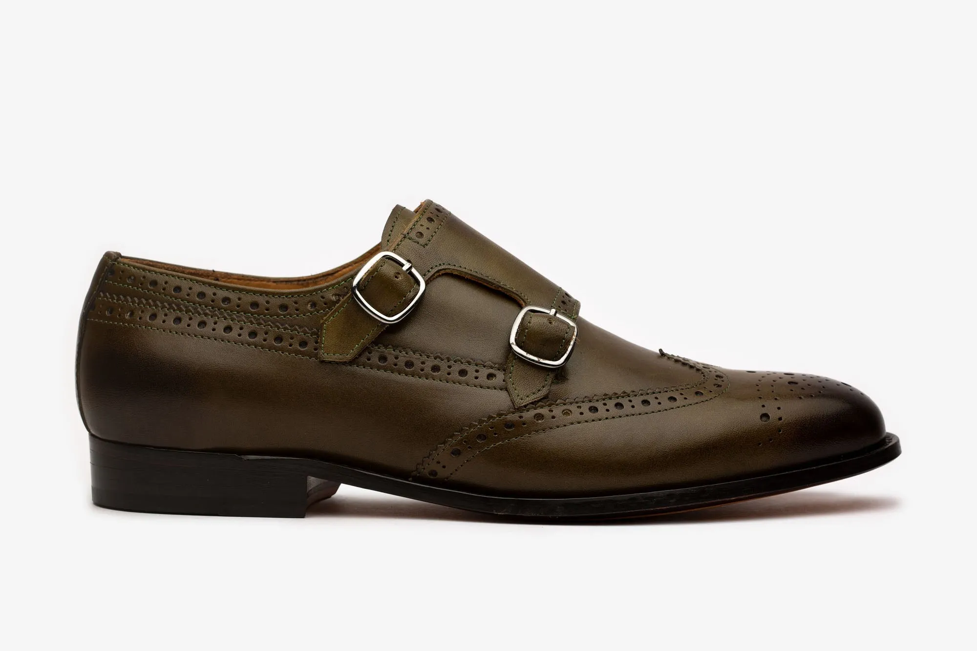 Wingcap Brogue Double Monk -O