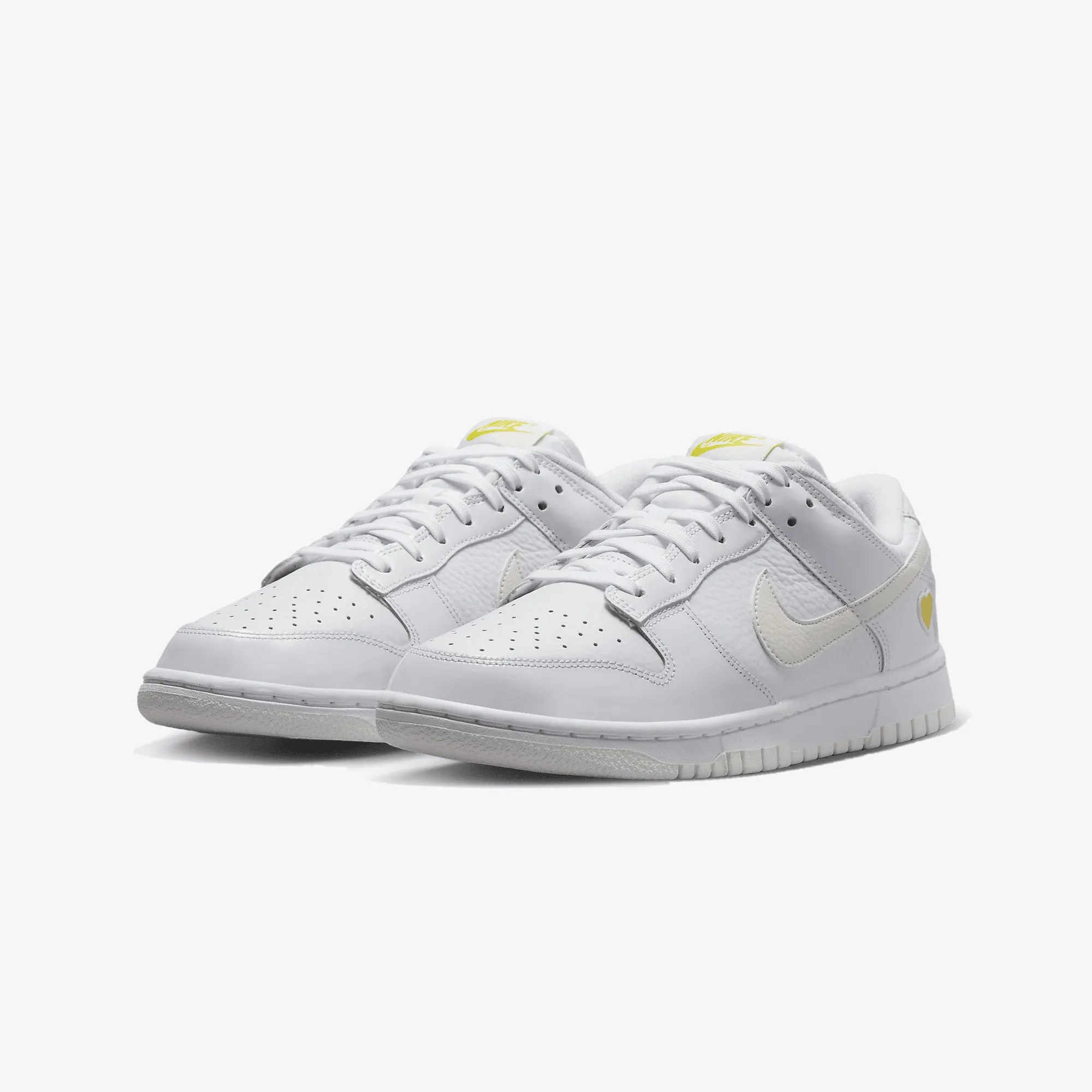 WMN'S DUNK LOW 'WHITE/SAIL-OPTI YELLOW'