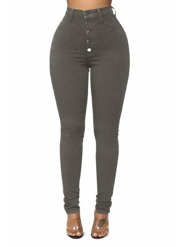 Women's High Waist Skinny Jeans