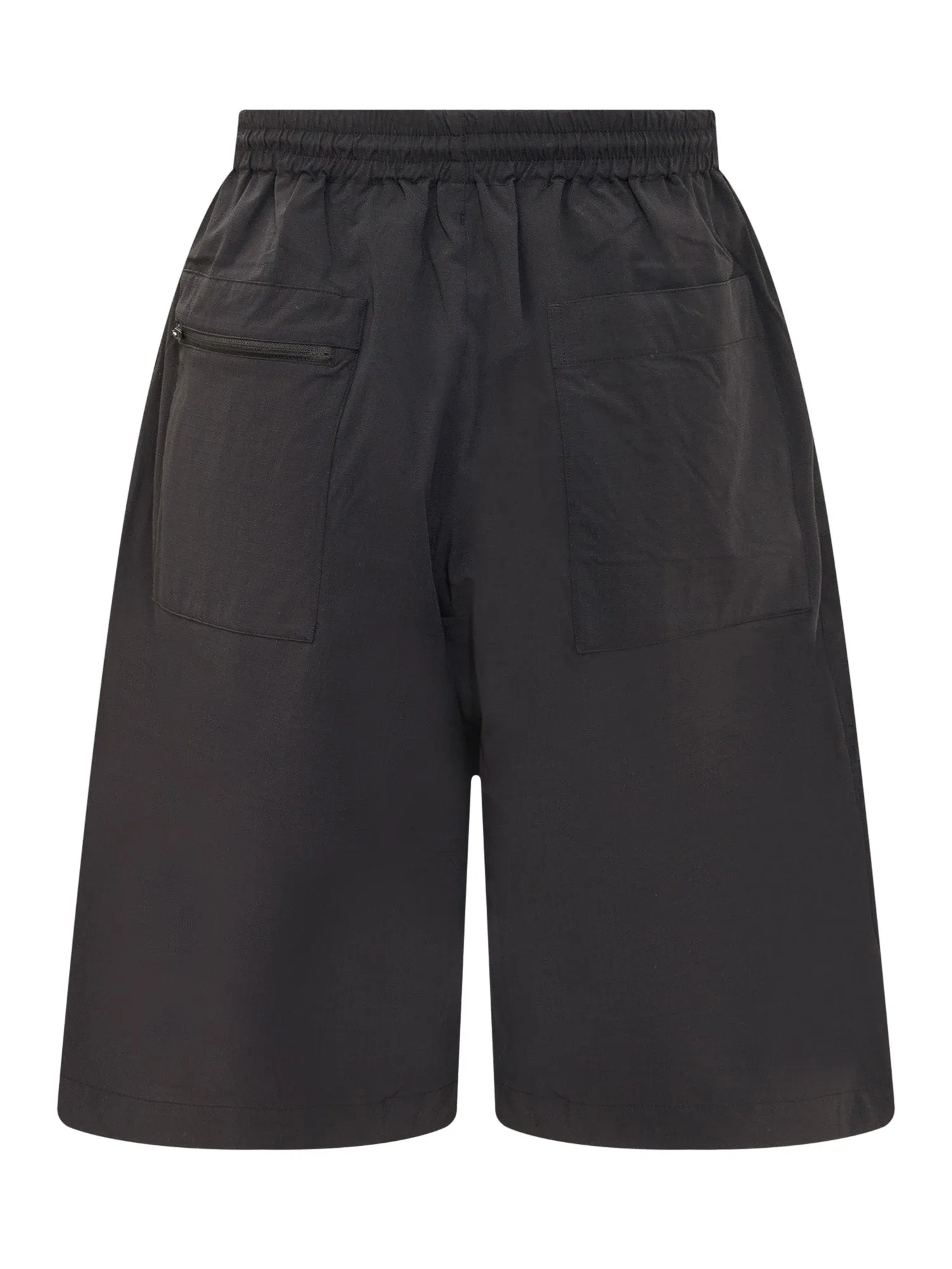 Y-3 Zip Detailed Drawstring Shorts