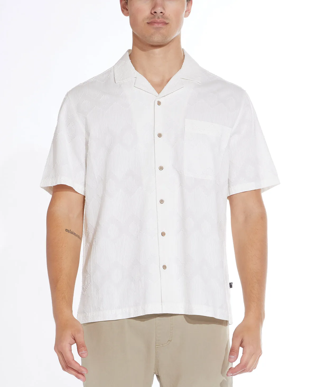 Zapata Relaxed Fit Resort Shirt (Ivory)